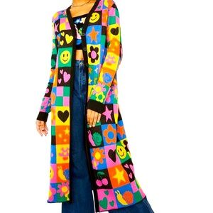 Delia’s Dolls Kill Happy in my mind cardigan 🌈